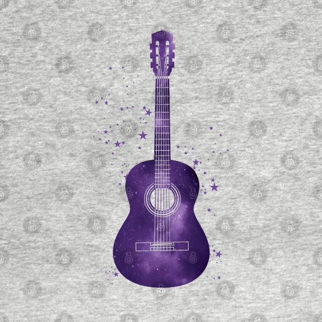 Classical Guitar Universe Texture by nightsworthy